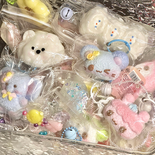 Kawaii Mini Squishy Mystery Bag UK – 10–15 Cute Stress Relief Toys | NalaStars