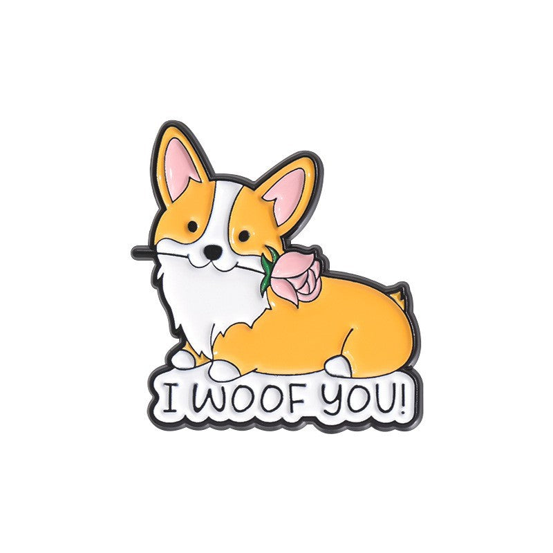 🐱Kawaii Cat & Corgi Enamel Badge Set (11 Styles) | Cute Pins for Bags, Jackets & Gifts💕